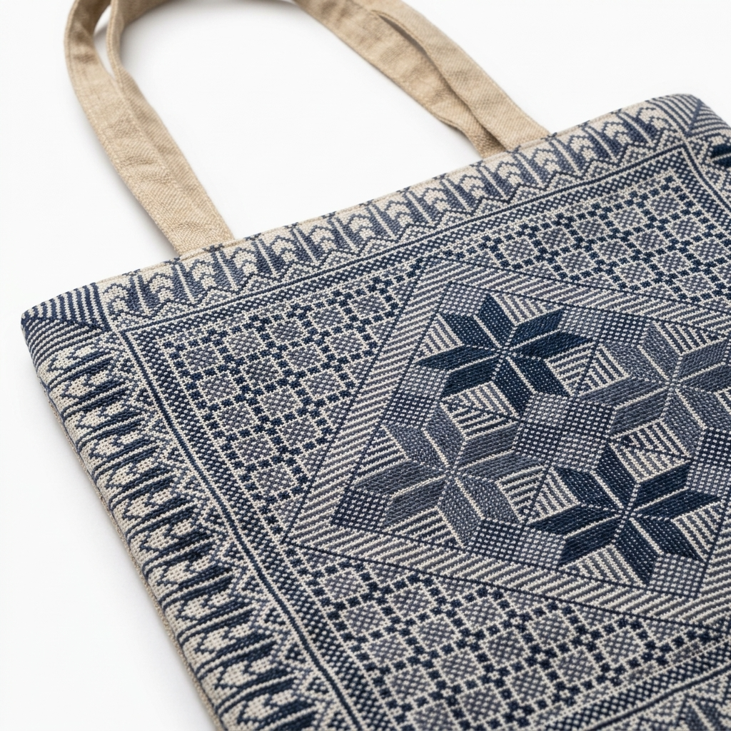 Nujoom Al Samaa Hand-Stitched Tote Bag