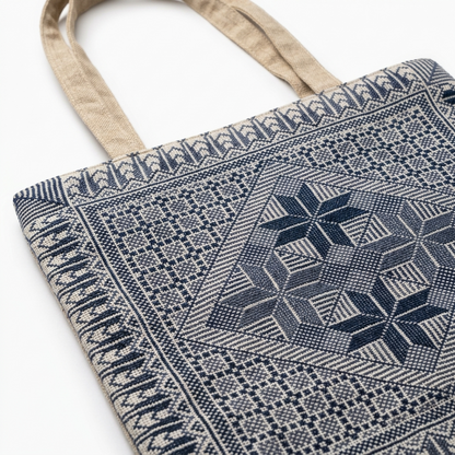 Nujoom Al Samaa Hand-Stitched Tote Bag