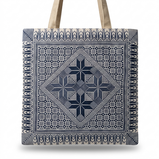 Nujoom Al Samaa Hand-Stitched Tote Bag