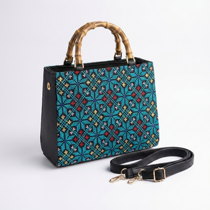 Tatreez Top-Handle Bag | Convertible Crossbody