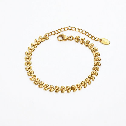 Olive Branch Bracelet – Gold