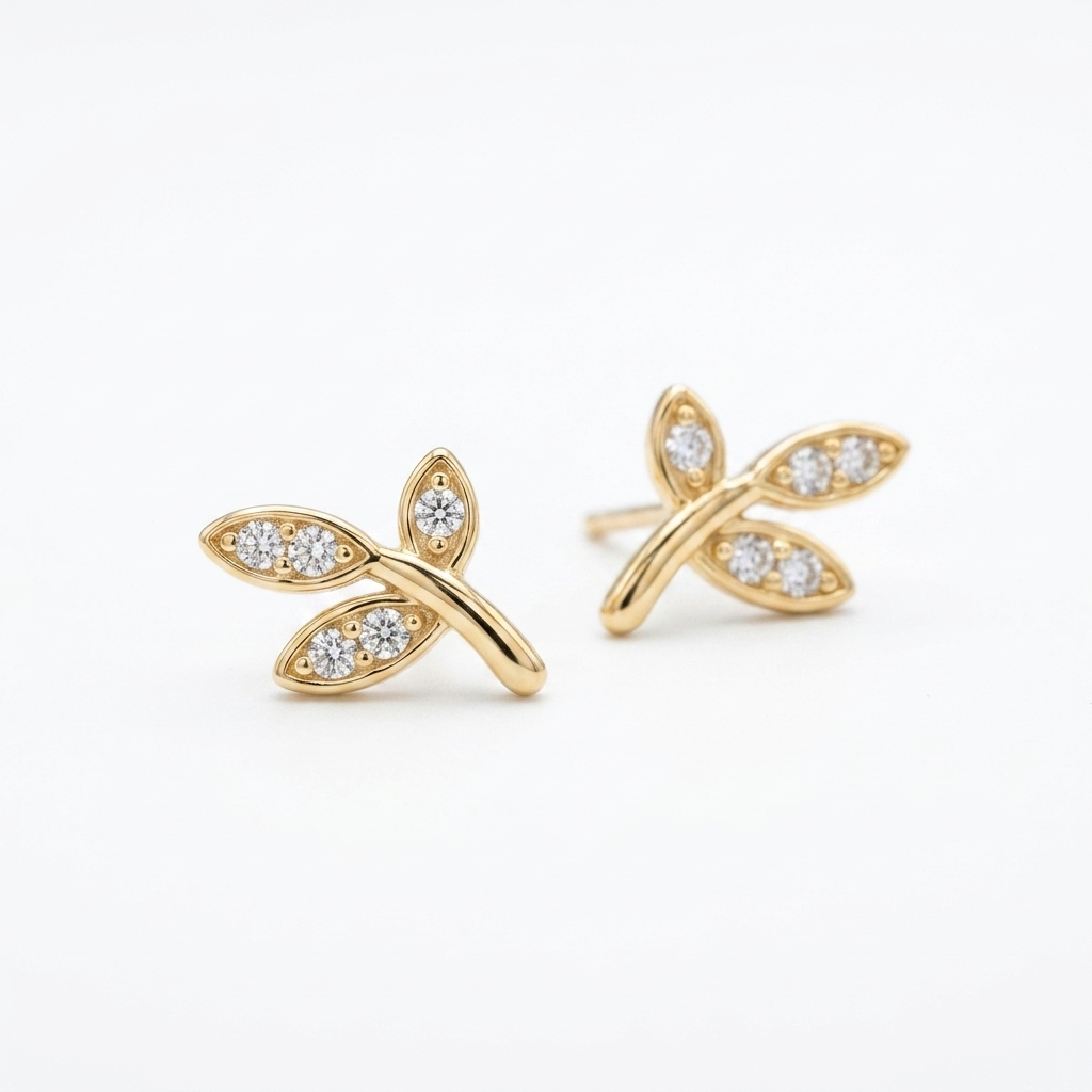 Olive Branch Earrings