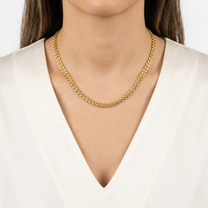 Olive Branch Necklace – Gold