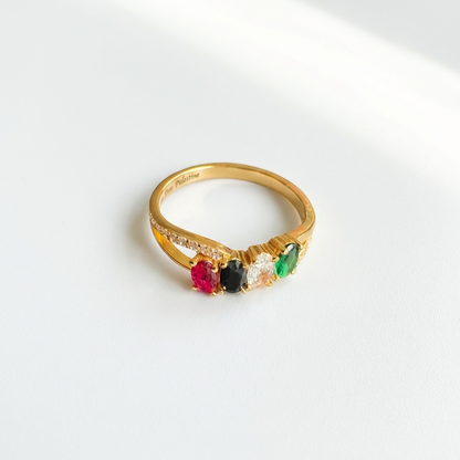 Palestine Flag Ring – 925 Sterling Silver