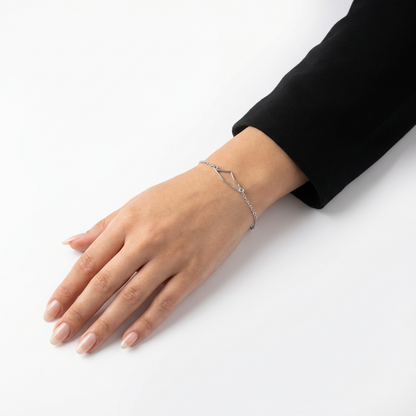 Palestine Map Bracelet | Outline Design – Sterling Silver & 18k Gold Plated - Palestine Jewelry