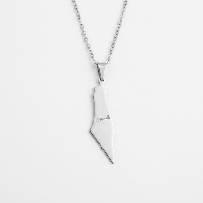 Falasteen Necklace – Engraved Map Pendant
