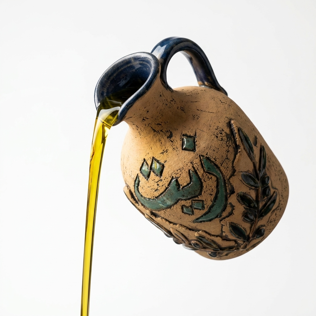 Pottery Olive Oil Jug