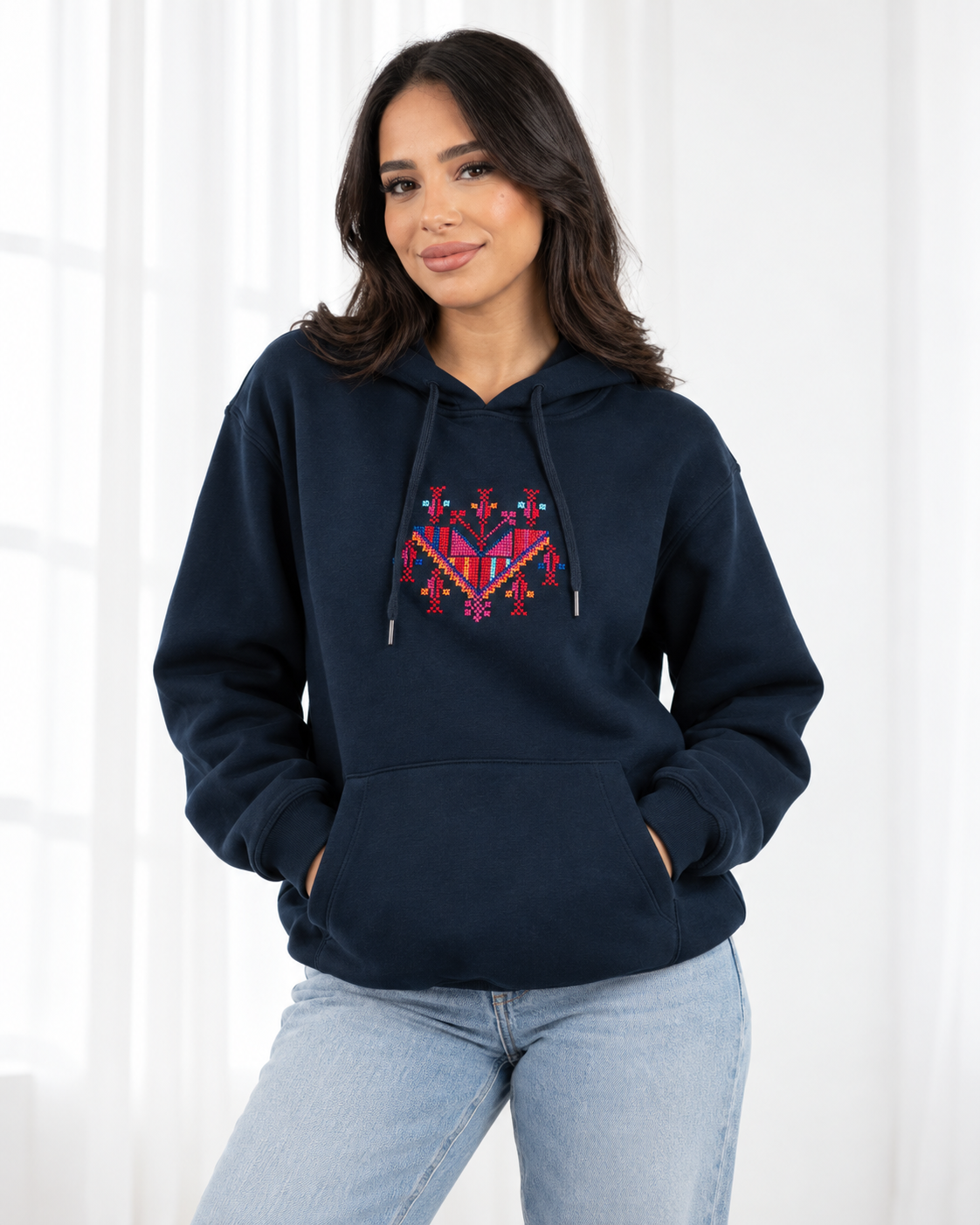 Qiladet Ghazzeh Hand-Stitched Hoodie