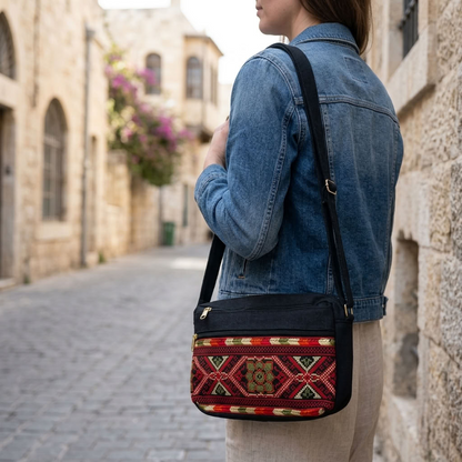 Rafiqa Tatreez Crossbody Bag