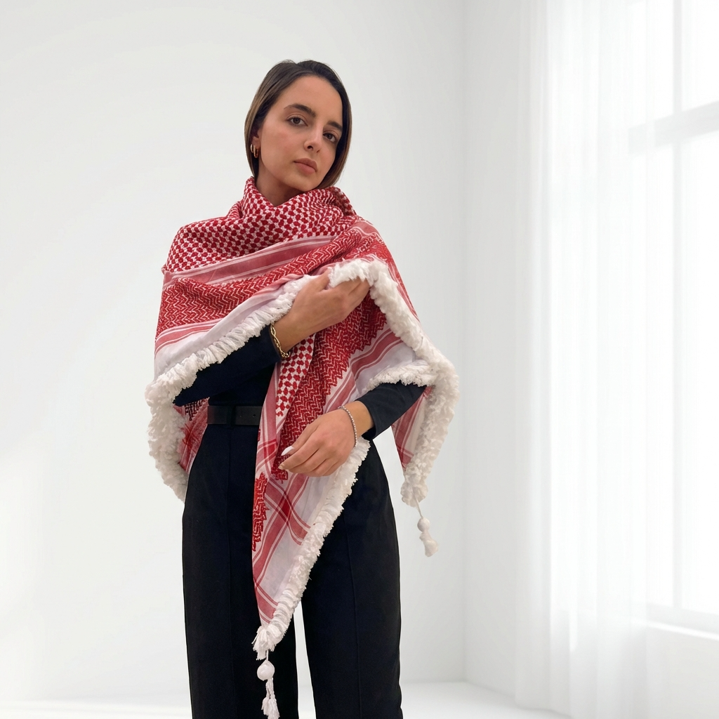 Royal Shemagh (Keffiyeh) | Handmade Tassels