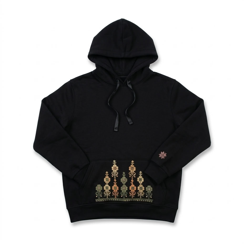Rumi Hand-Stitched Hoodie