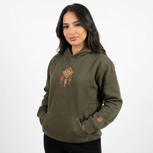 Saru Falastin Tatreez Hoodie - Handmade