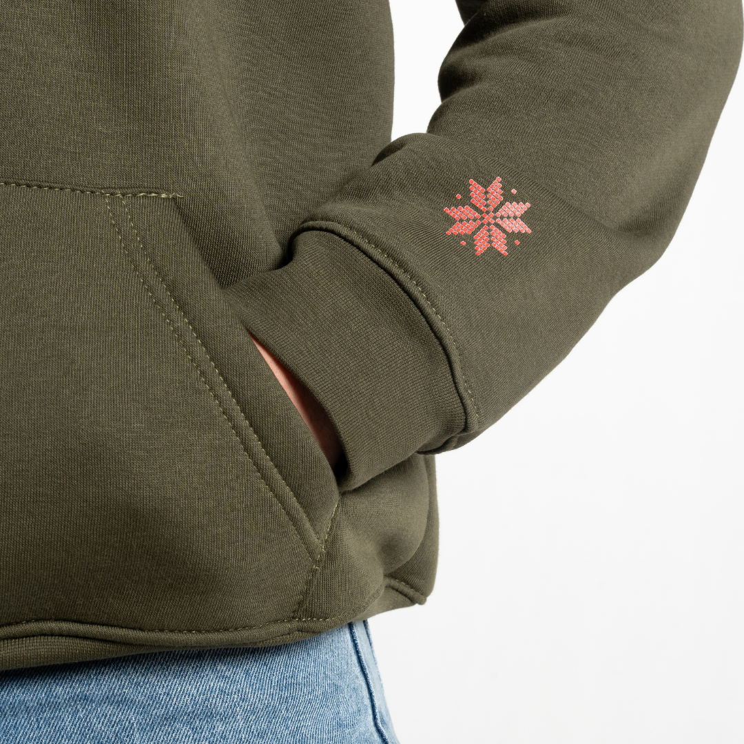 Saru Falastin Tatreez Hoodie - Handmade