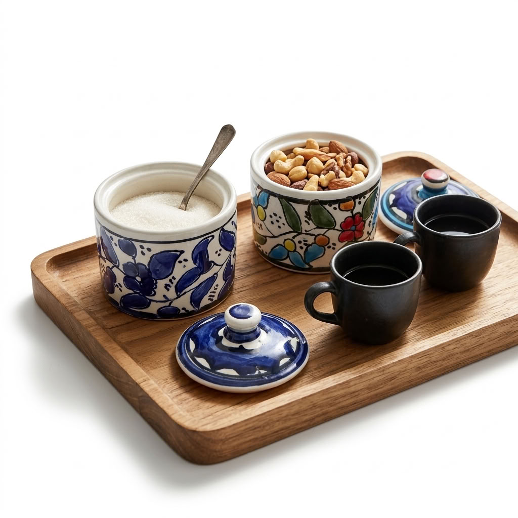 Small Ceramic Jar with Lid – Zahra