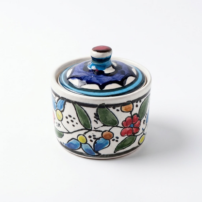 Small Ceramic Jar with Lid – Zahra