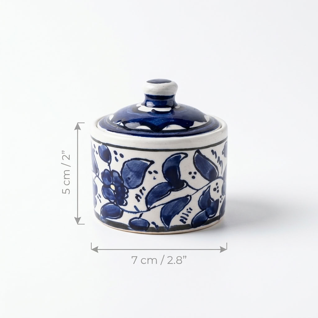 Small Ceramic Jar with Lid – Zahra