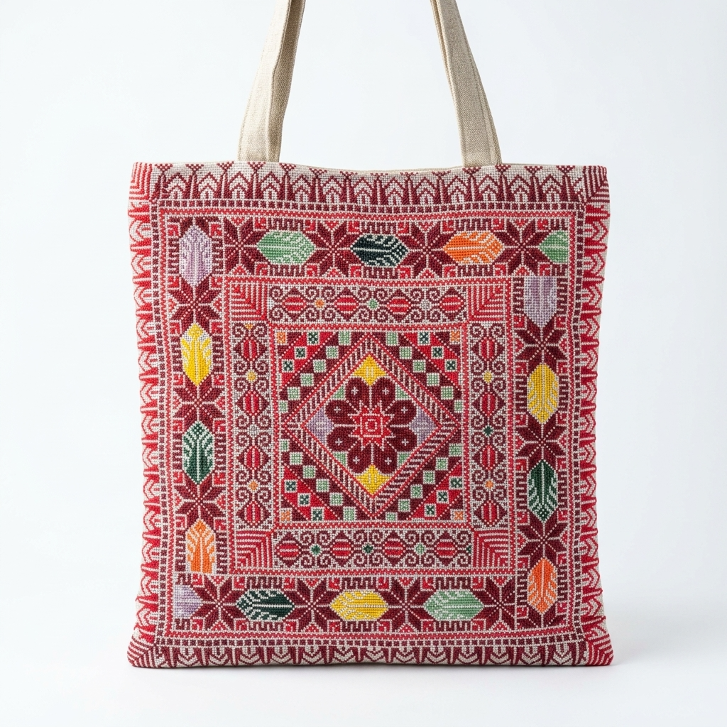 Sunbulat Al Hayat Handstitched Tote Bag