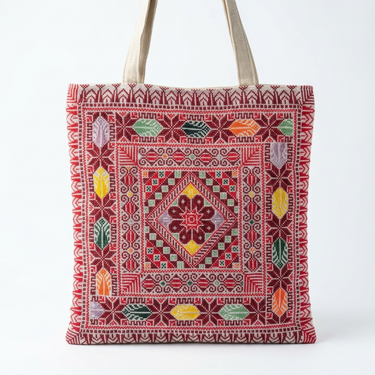Sunbulat Al Hayat Handstitched Tote Bag