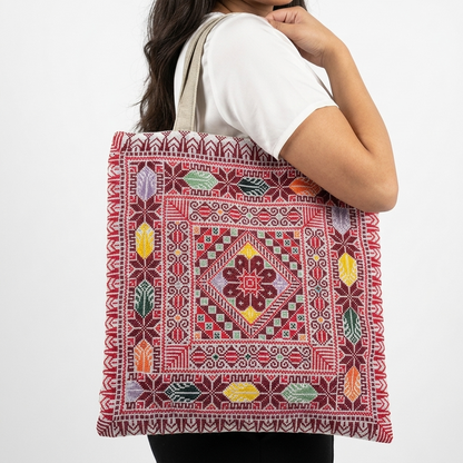 Sunbulat Al Hayat Handstitched Tote Bag