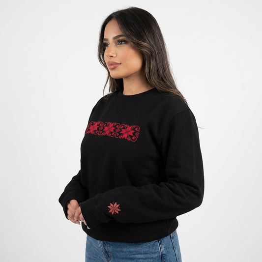 Tareeq Al Nojoom Tatreez Sweater – Handmade