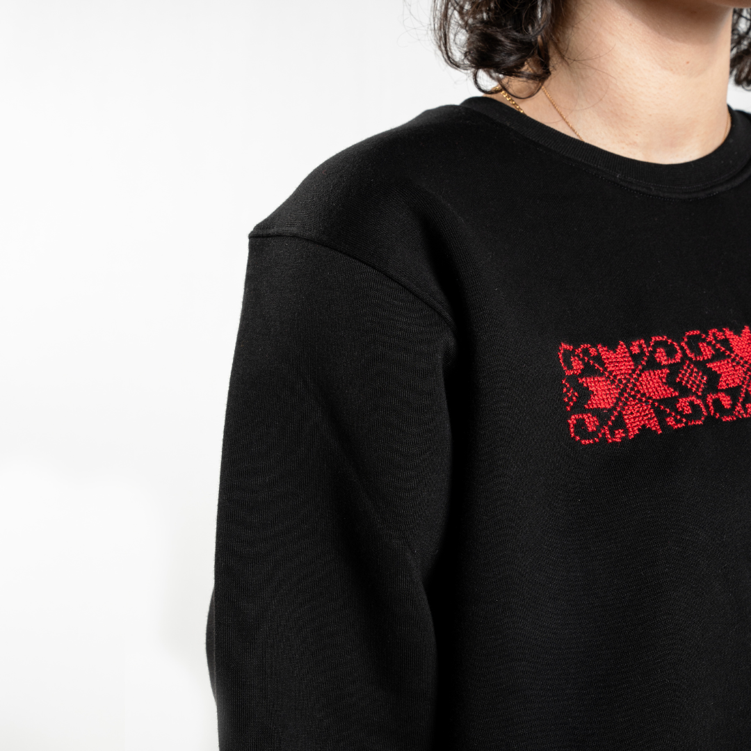 Tareeq Al Nojoom Tatreez Sweater – Handmade