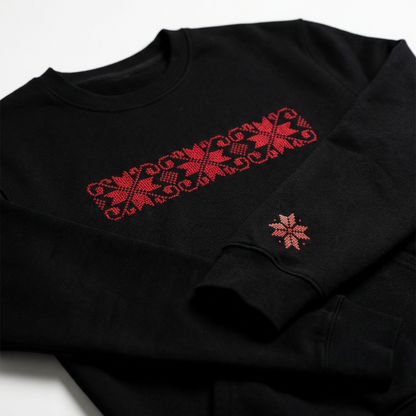 Tareeq Al Nojoom Tatreez Sweater – Handmade