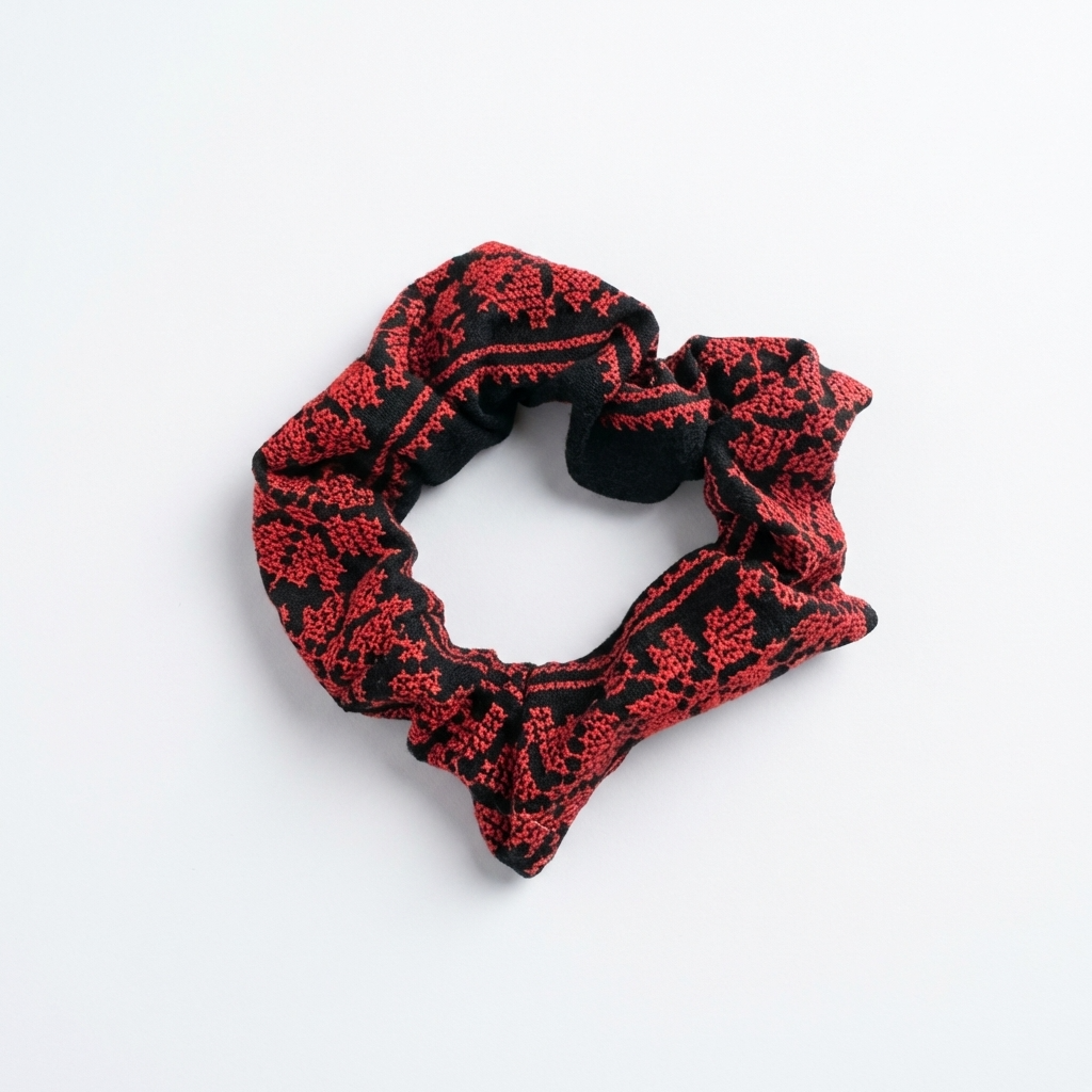 Tatreez Scrunchie - Red