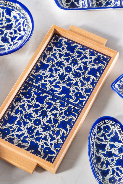 Tea Tray - Navy