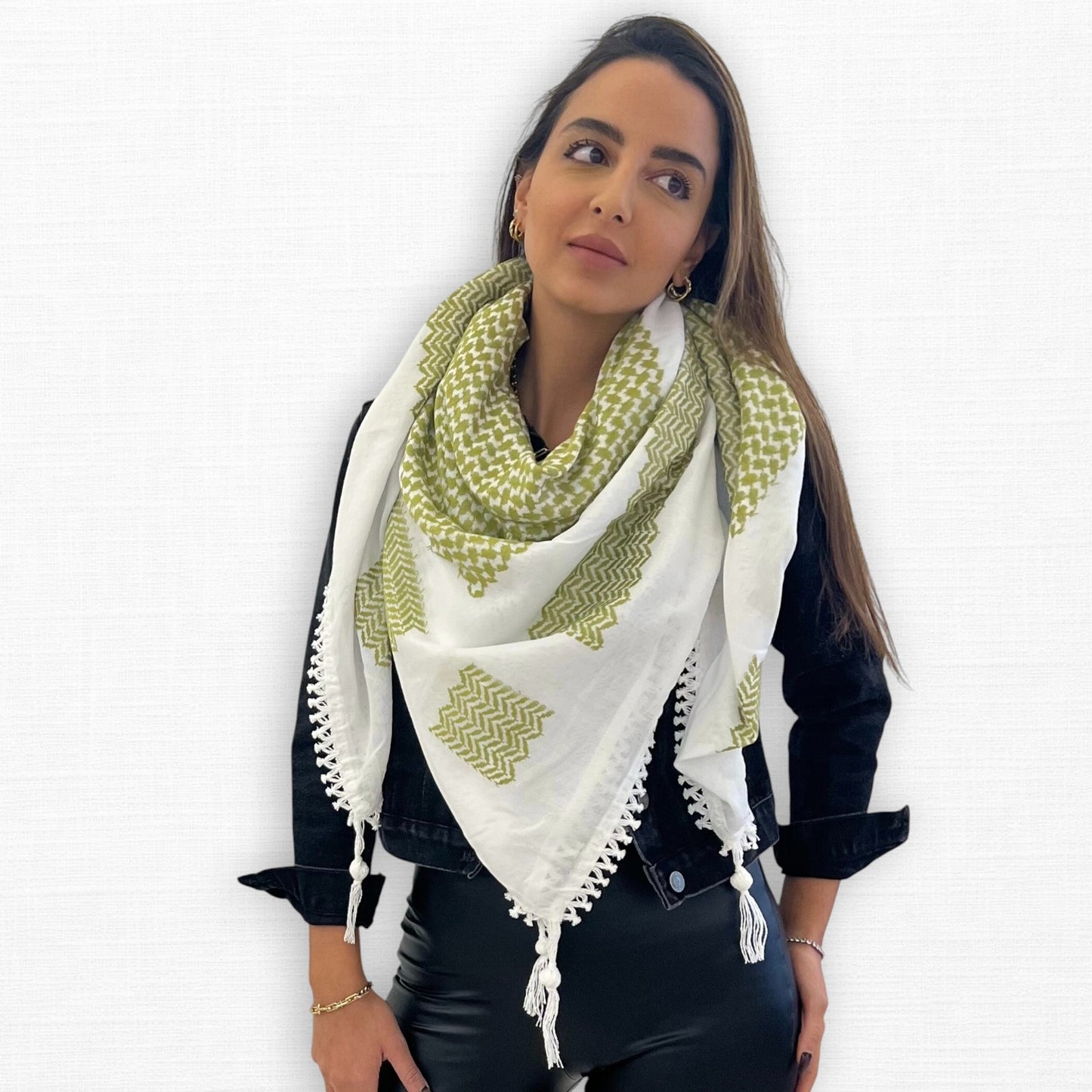 Bold Kufiya (Keffiyeh) | Olive