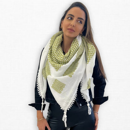 Bold Kufiya (Keffiyeh) | Olive