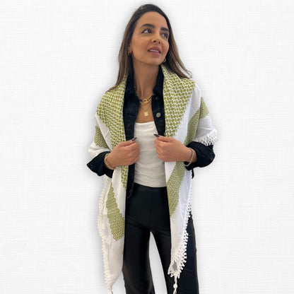 Bold Kufiya (Keffiyeh) | Olive