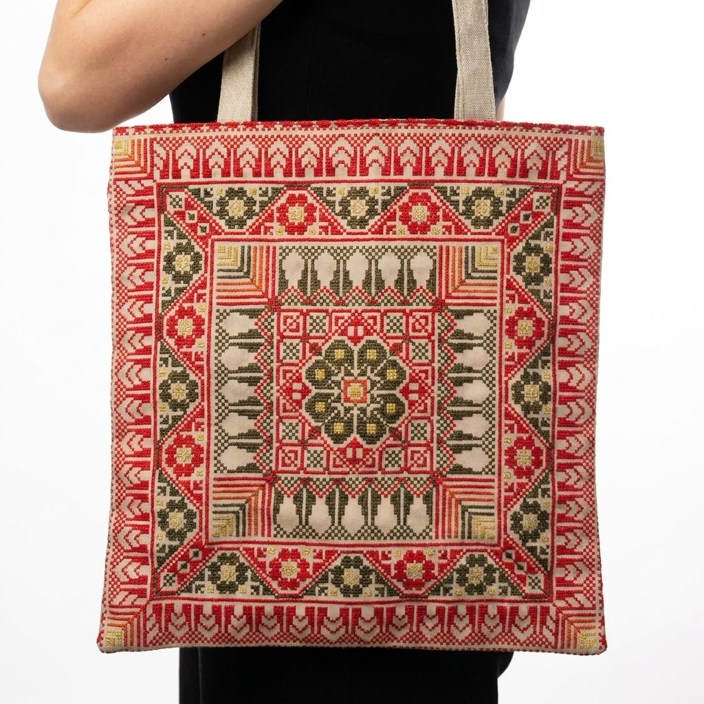Rosette Tote Bag