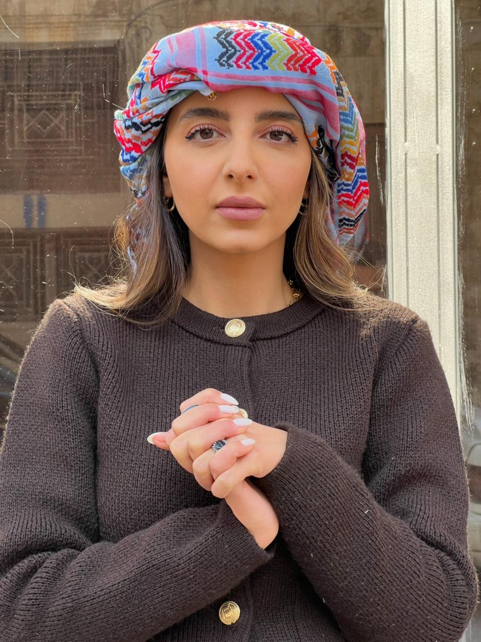 Mawasem Kufiya (Keffiyeh) | Sky Blue