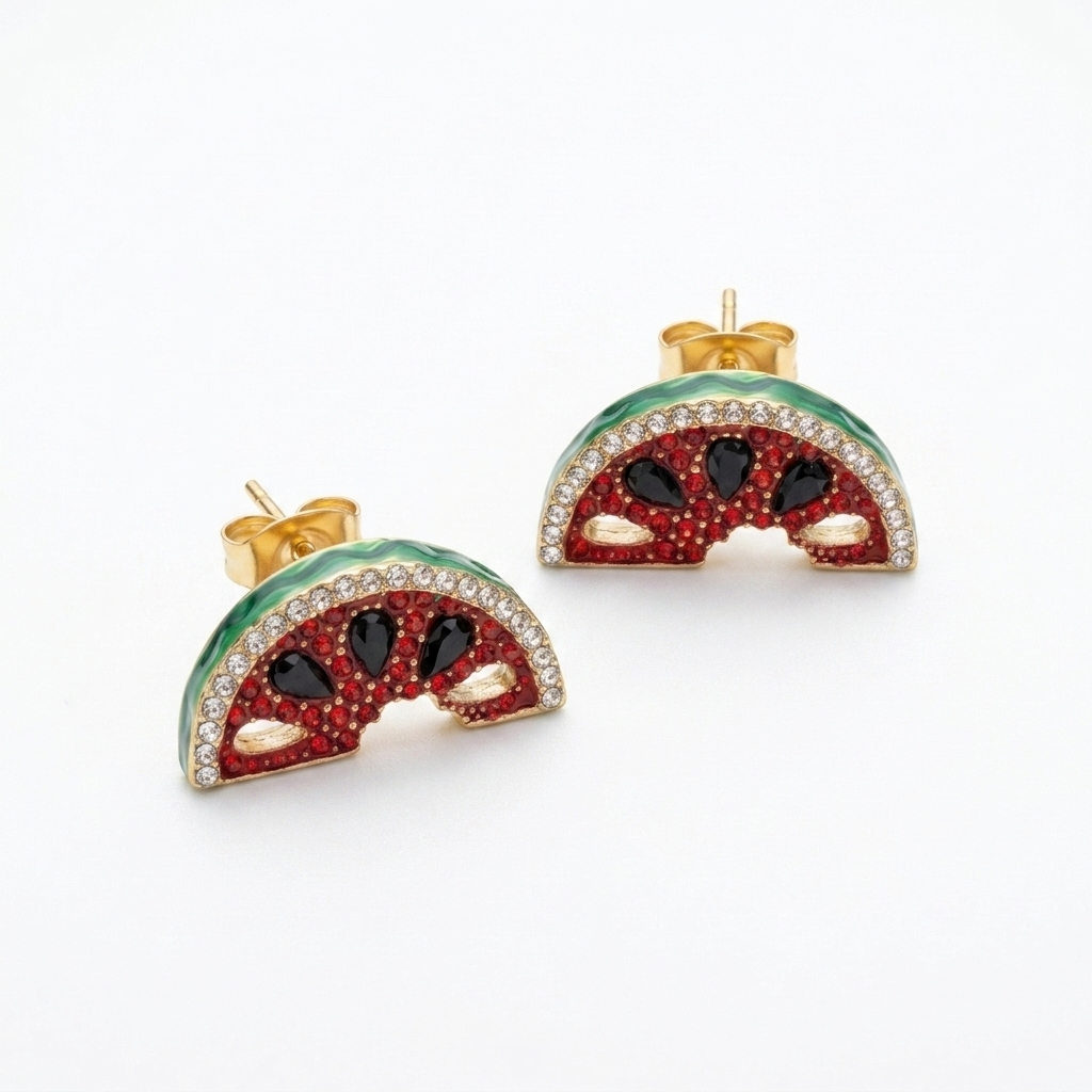 Watermelon Stud Earrings