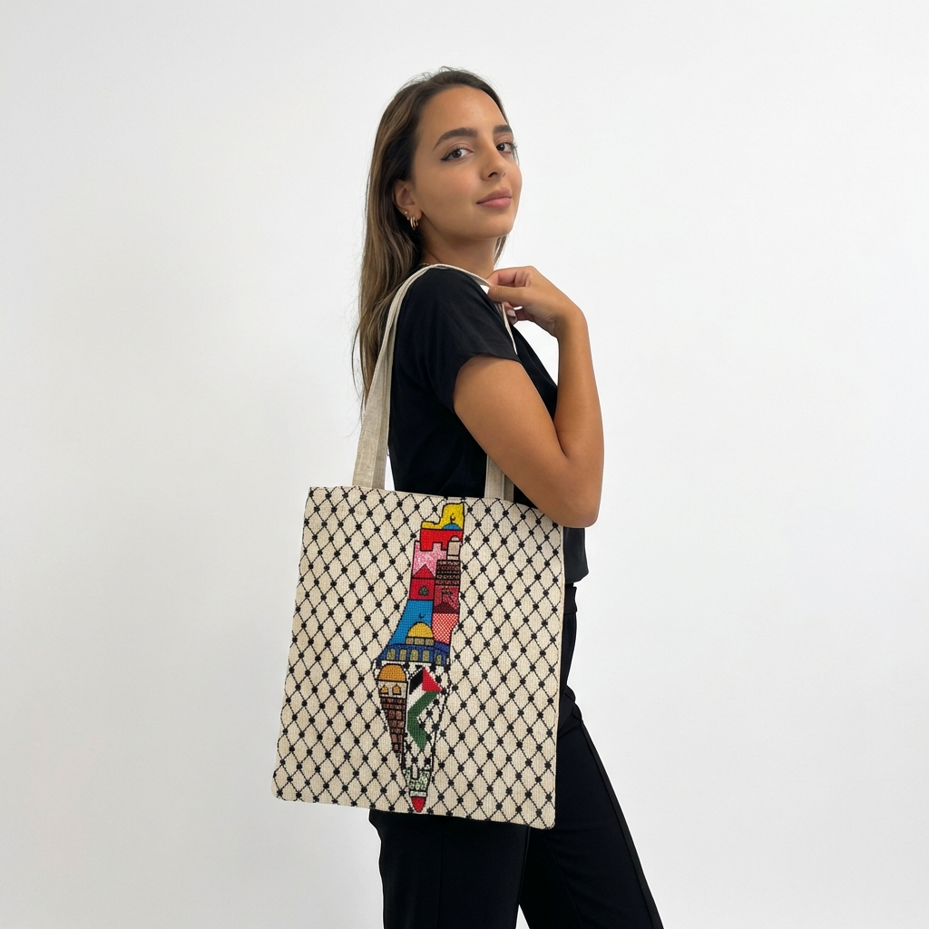 Ard Falastin Tatreez Tote Bag – March 2026 Edition
