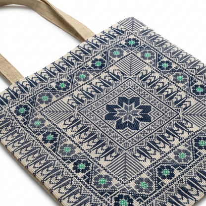 Zahrat Al Samaa Hand-Stitched Tote Bag