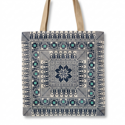 Zahrat Al Samaa Hand-Stitched Tote Bag