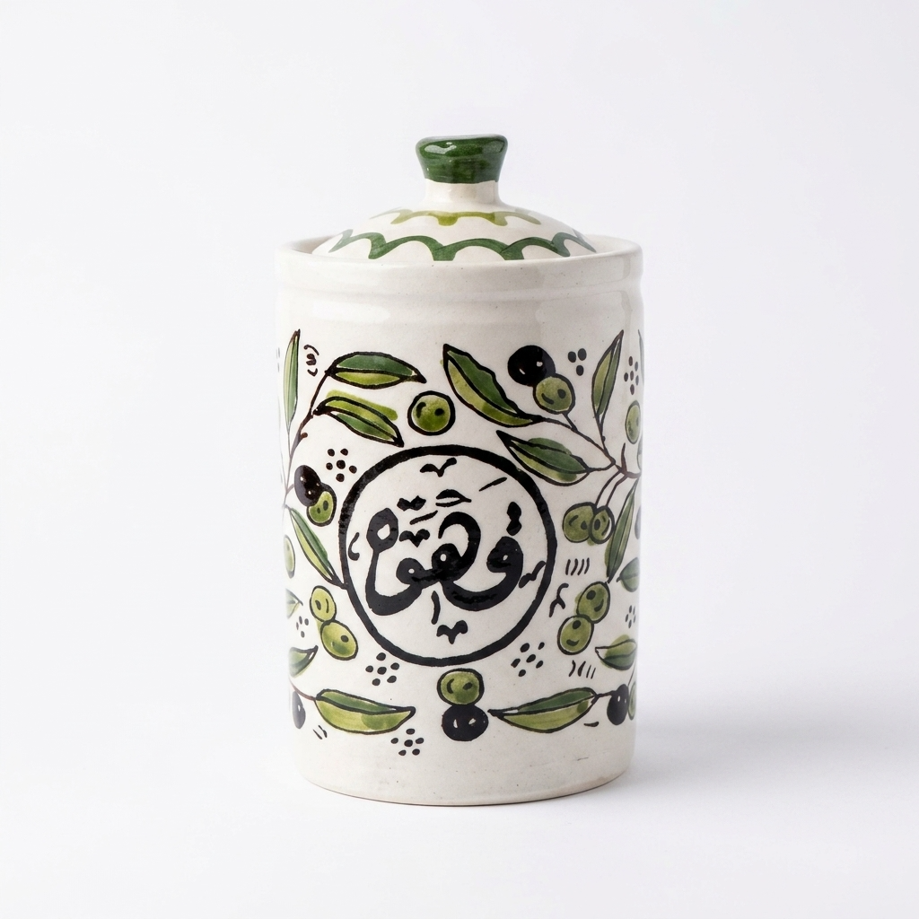 Ceramic Storage Jar - Zaytoun