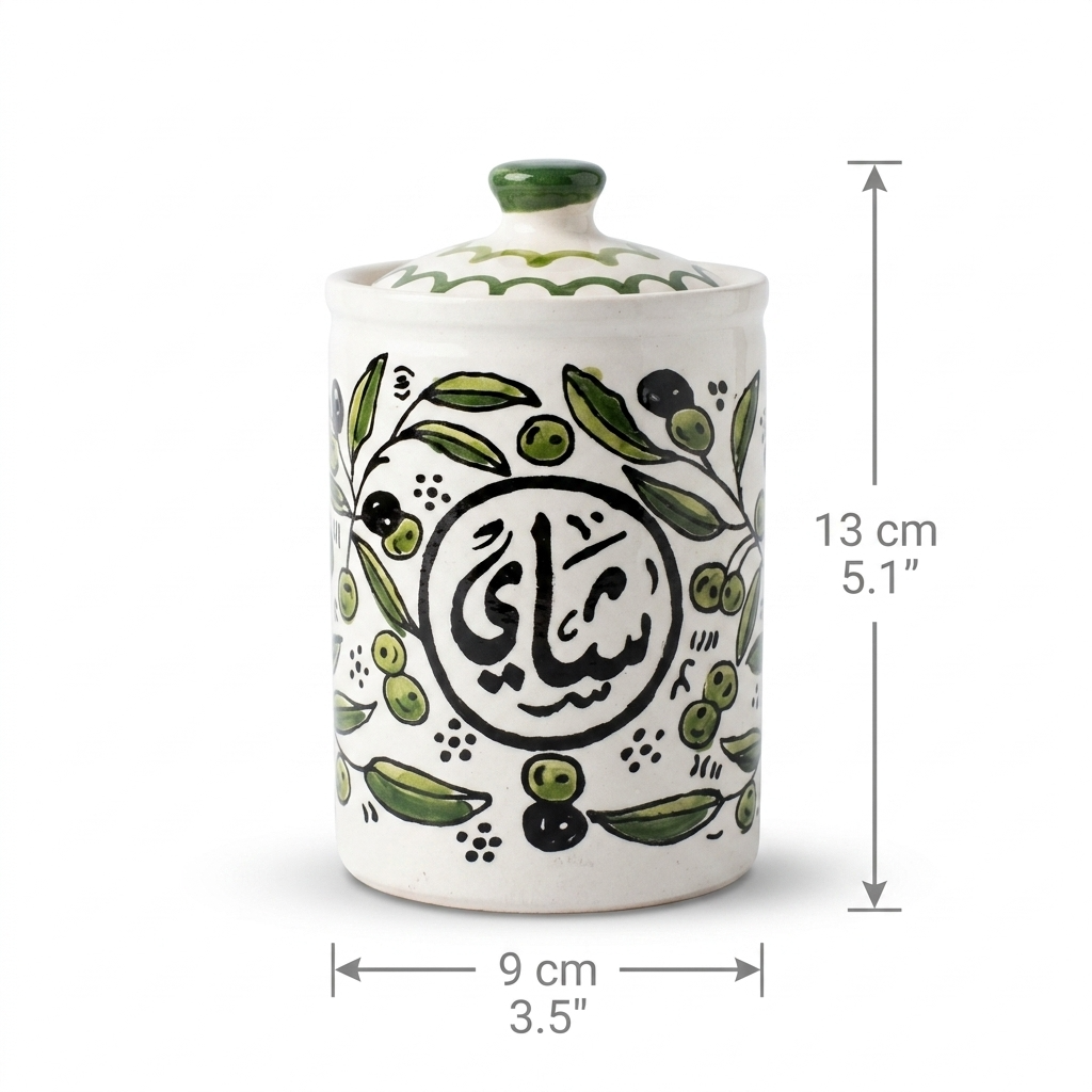 Ceramic Storage Jar - Zaytoun