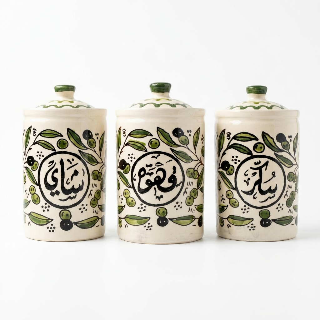 Ceramic Storage Jar - Zaytoun