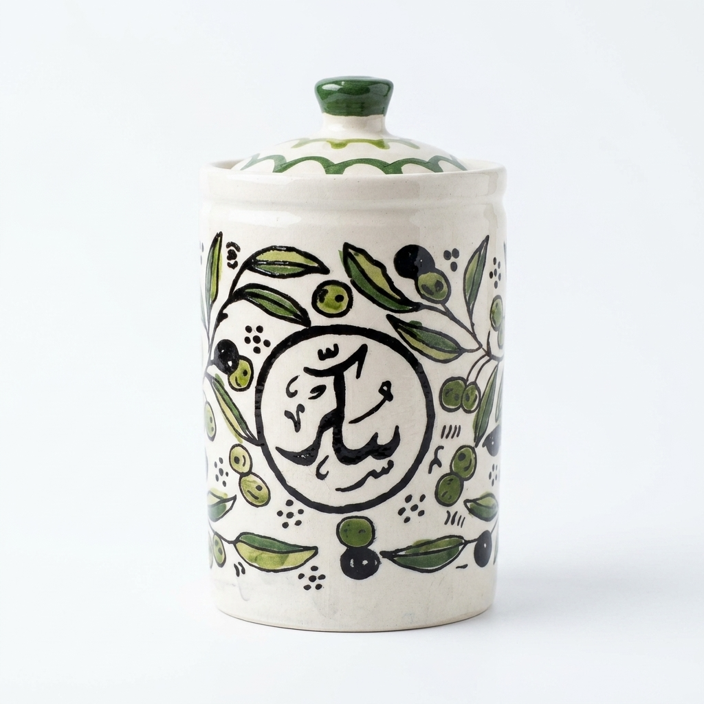 Ceramic Storage Jar - Zaytoun