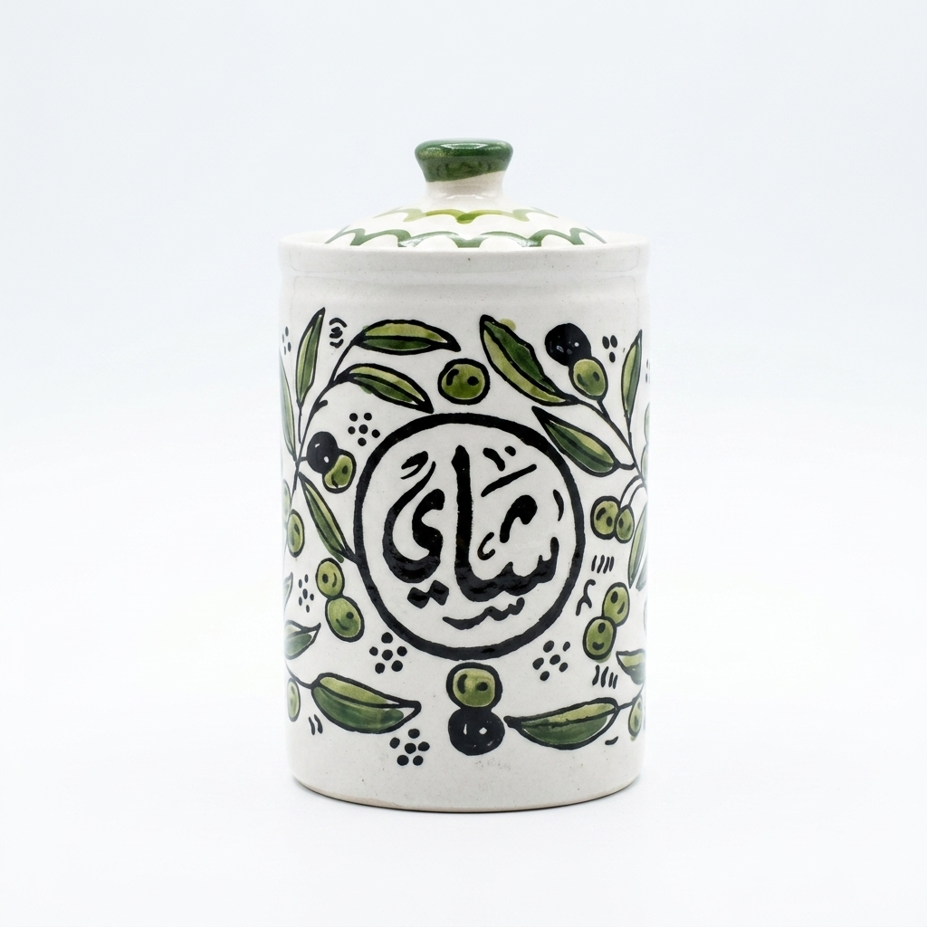Ceramic Storage Jar - Zaytoun