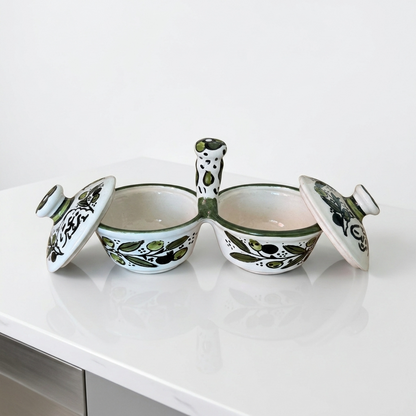 Zait and Zaatar Double Dish - Zaytoun