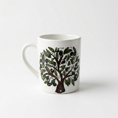 Title Zaytoun Ceramic Mug – Hand-Painted
