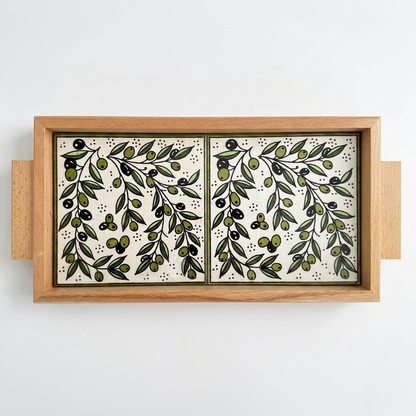 Zaytoun Wooden Serving Tray