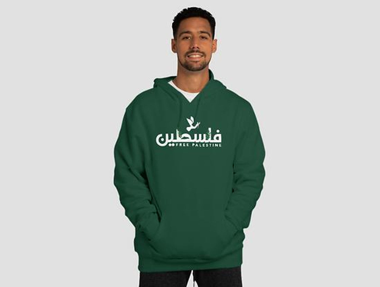Free Palestine - Handala & Dove Emblem |  Hoodie