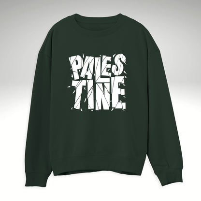 Palestine Barbed Wire - Bold Typography |  Sweatshirt
